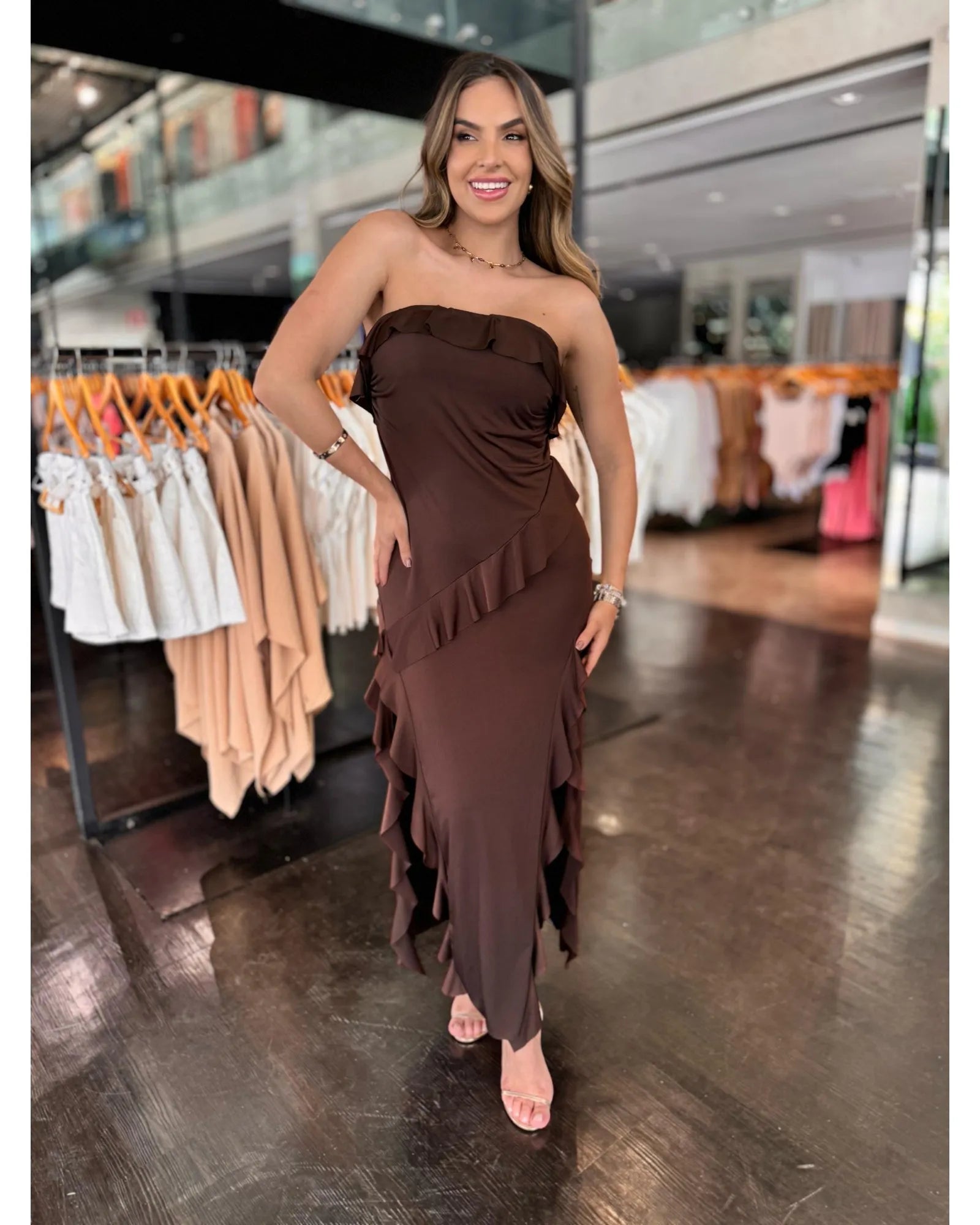 Vestido Renata Babado